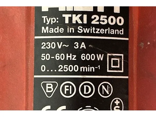 Hilti gipsplaatschroevendraaier tki2500 - afbeelding 3 van  3