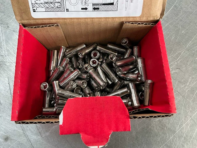 Hilti hkd-sr m6x25 doos drop-in ankers (8x) - afbeelding 1 van  2