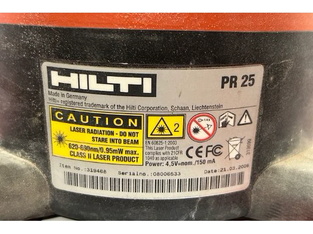 Hilti laser - afbeelding 5 van  7