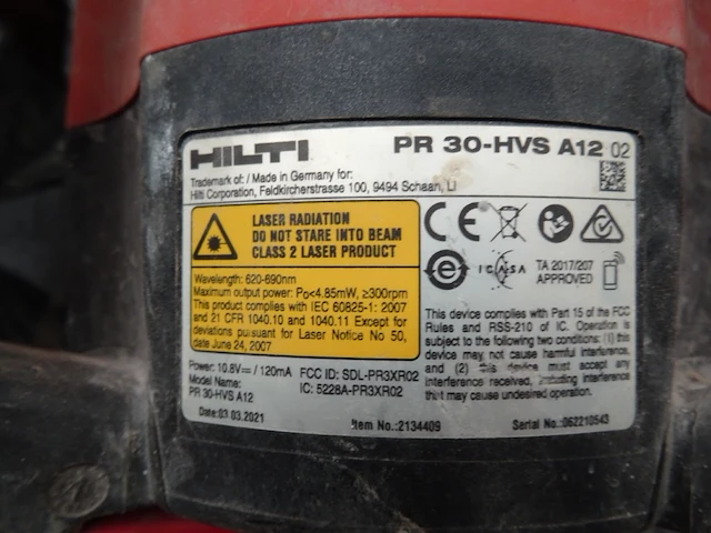 Hilti laser - afbeelding 4 van  4