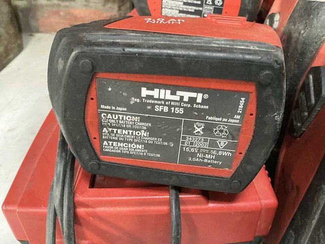 Hilti partij diverse laders en accu’s - afbeelding 4 van  5