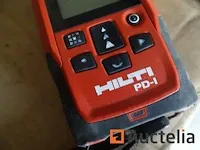 Hilti pd-i laser range finder in zijn behuizing - afbeelding 1 van  7