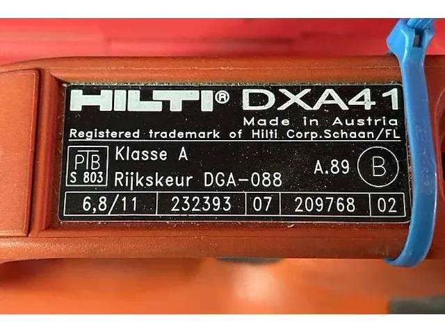 Hilti schiethamer dxa40 - afbeelding 3 van  8