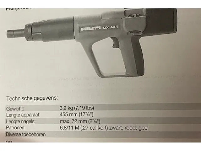 Hilti schiethamer dxa40 - afbeelding 6 van  8