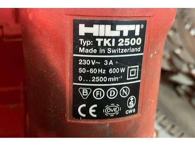 Hilti schroefmachine - afbeelding 3 van  3