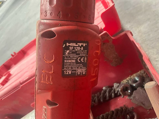 Hilti sf 120-a accu schroefboormachine - afbeelding 6 van  7