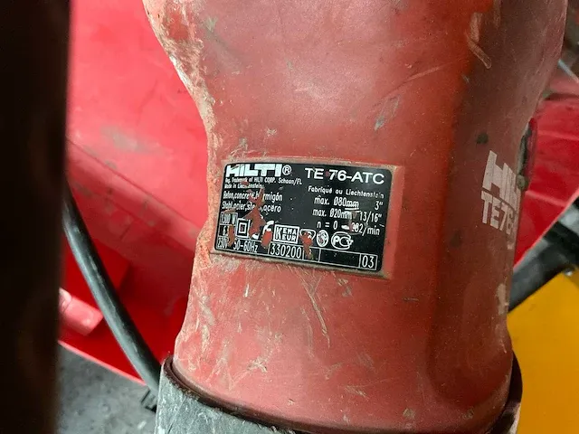 Hilti te76-atc elektrische boorhamer - afbeelding 3 van  3