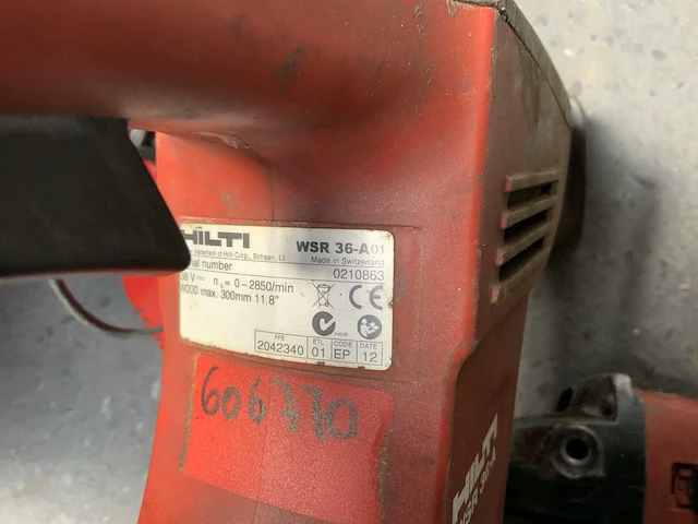 Hilti wsr 36 a reciprozaag - afbeelding 4 van  7