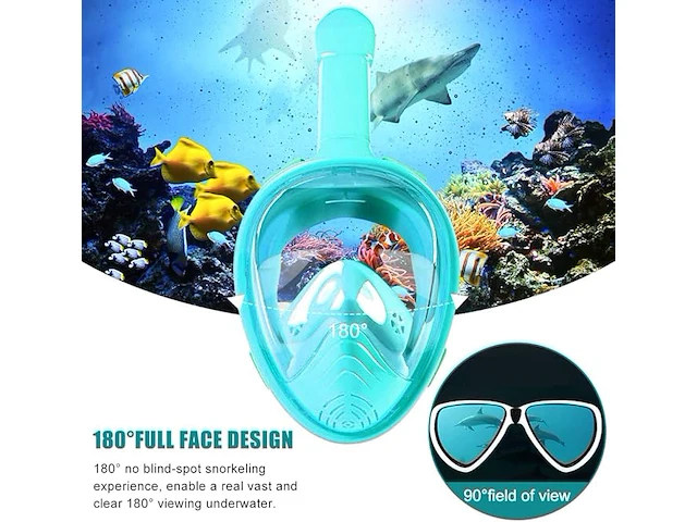 Hinataa kids snorkelmasker (xs) - afbeelding 3 van  6