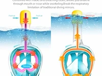 Hinataa snorkelmasker (l/xl) - afbeelding 2 van  6