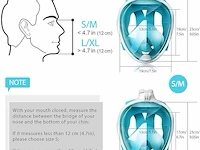 Hinataa snorkelmasker (l/xl) - afbeelding 3 van  6