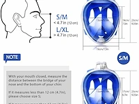 Hinataa snorkelmasker (s/m) - afbeelding 2 van  5