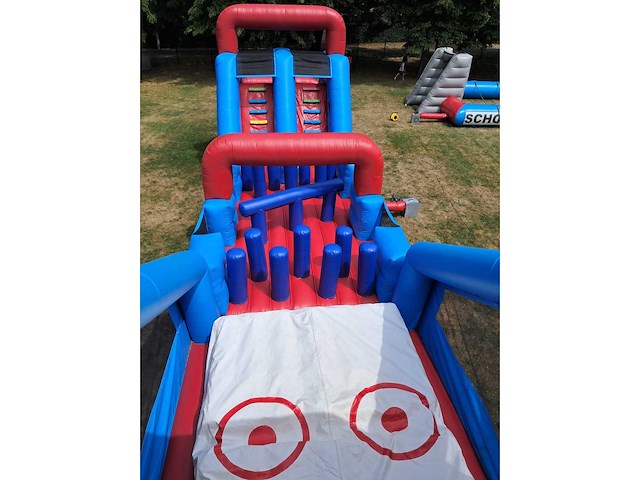 Hindernisbaan xxl - hindernisbaan 32 meter met base jump - afbeelding 6 van  10