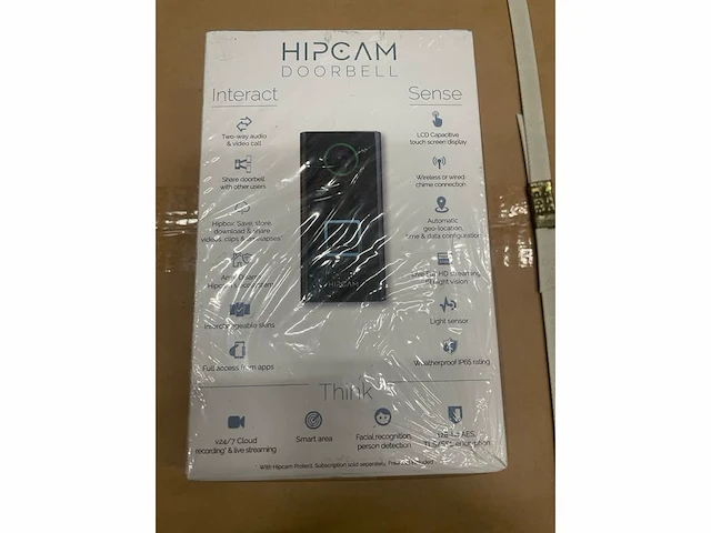 Hipcam deurbel - smart home deurbel 3pcs - afbeelding 1 van  4