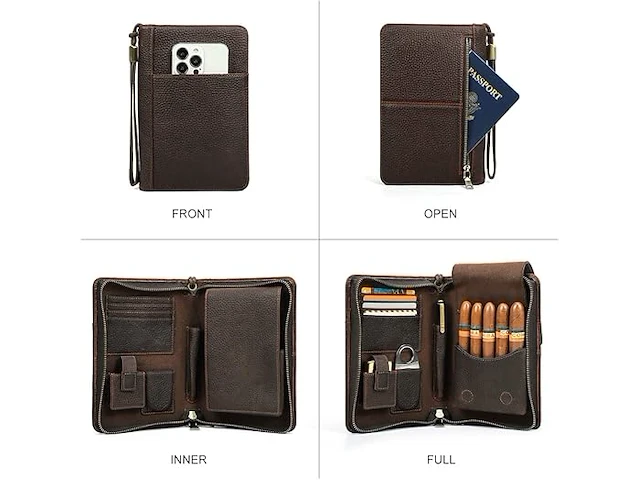 Hiram sigaar travel case - afbeelding 4 van  4