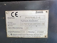 Hitachi - 2017 - zx225uslc-6 - rupsgraafmachine - afbeelding 50 van  55