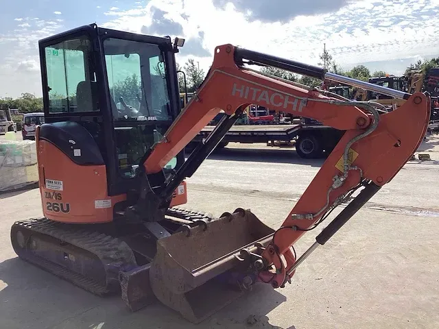 Hitachi - zx26u-5a cr - mini-excavator - 2018 - afbeelding 6 van  11