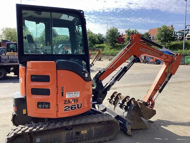 Hitachi - zx26u-5a cr - mini-excavator - 2018 - afbeelding 7 van  11