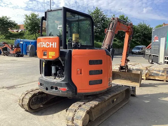 Hitachi - zx55u-5a clr - midi-excavator - 2015 - afbeelding 8 van  11