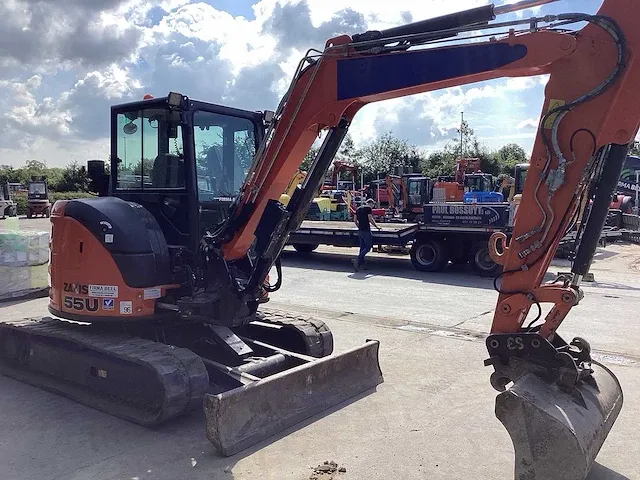 Hitachi - zx55u-5a clr - midi-excavator - 2017 - afbeelding 5 van  10