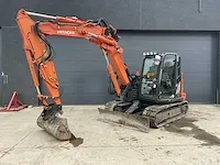 Hitachi - zx85usbt-5a - midi-excavator - 2015 - afbeelding 1 van  22
