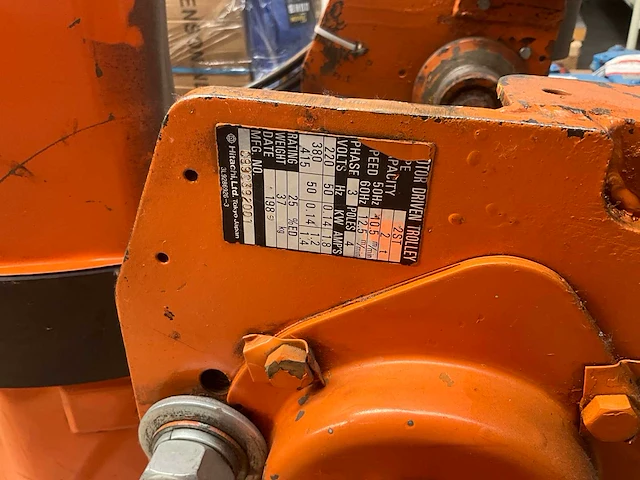 Hitachi 2snh kettingtakel - afbeelding 10 van  10