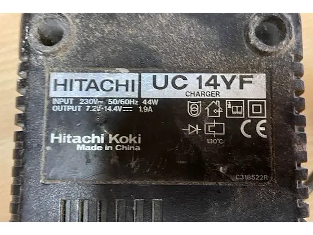 Hitachi accu en acculader - afbeelding 4 van  4