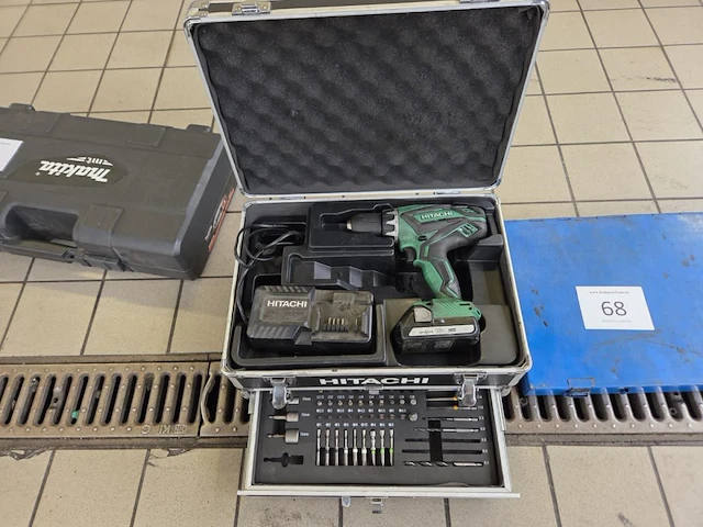 Hitachi accu schroefmachine ds18djl - afbeelding 1 van  7
