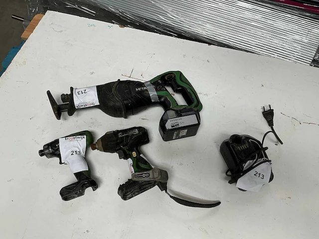 Hitachi accugereedschap (3x) - afbeelding 5 van  12