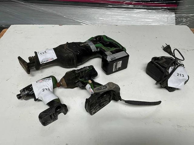 Hitachi accugereedschap (3x) - afbeelding 6 van  12