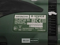 Hitachi boormachine 220v,d10vc2 - afbeelding 3 van  4