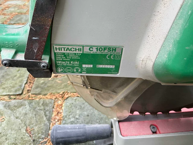 Hitachi c10fsh 2012 cirkelzaagmachine - afbeelding 11 van  11