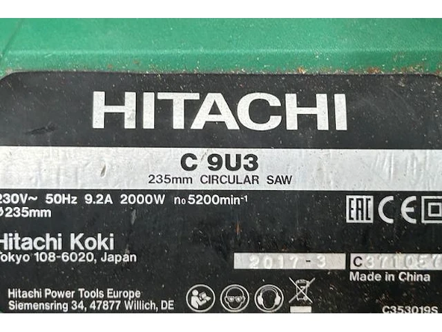 Hitachi cirkelzaag - afbeelding 4 van  6