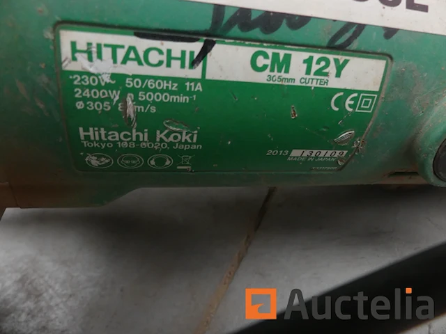 Hitachi cm12y vloer cirkelzaag - afbeelding 1 van  5