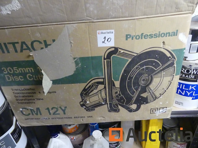 Hitachi cm12y vloerzaag - afbeelding 3 van  5