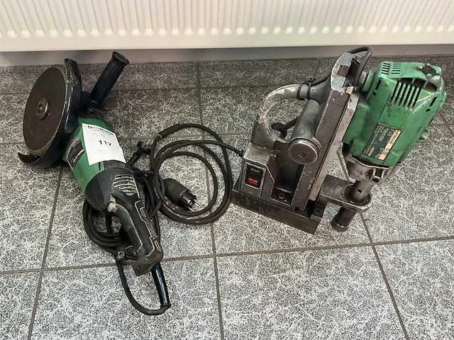 Hitachi d13 magneet boormachine - afbeelding 1 van  3