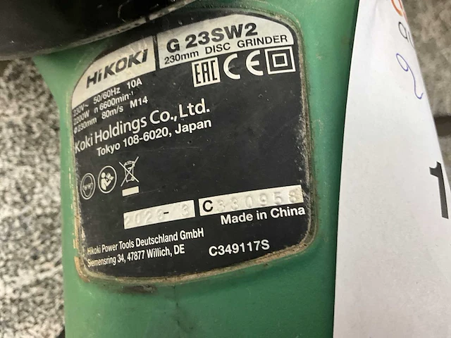 Hitachi d13 magneet boormachine - afbeelding 3 van  3