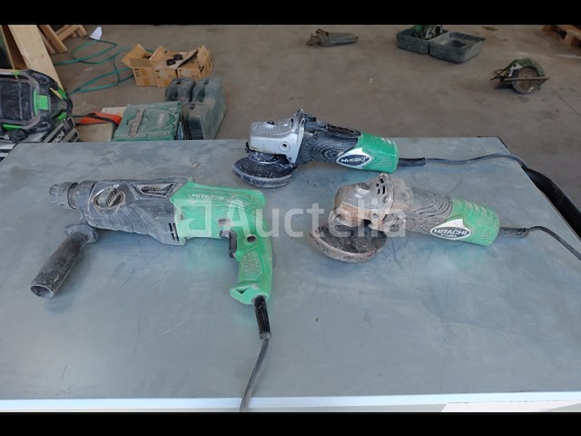 Hitachi dh24pg boorinstallatie, hitachi g13sr3 slijpmachine, hitachi g13sb3 slijpmachine - afbeelding 1 van  13