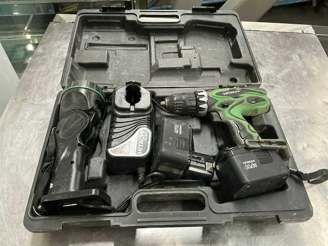 Hitachi ds 14dvf3 accu boor-vijsmachine - afbeelding 1 van  8