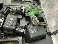 Hitachi ds 14dvf3 accu boor-vijsmachine - afbeelding 2 van  8