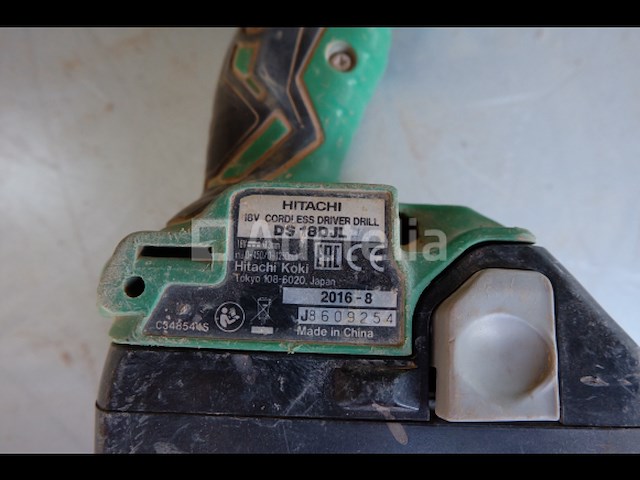 Hitachi ds18djl schroevendraaier - afbeelding 2 van  6