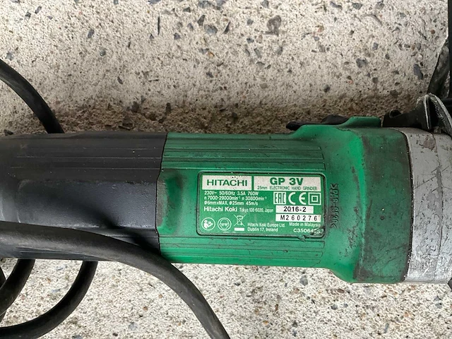 Hitachi g23sw/gp3v ander elektrisch gereedschap - afbeelding 6 van  9