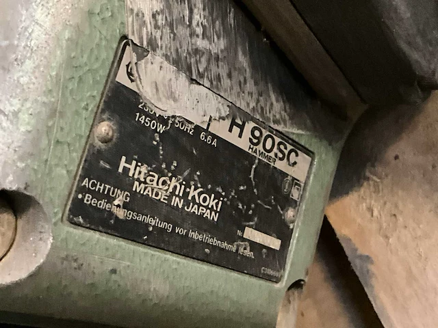 Hitachi h90sc breekhamer - afbeelding 4 van  5