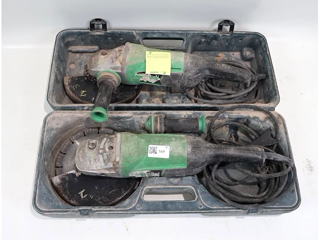 Hitachi haakse slijper (x2) - afbeelding 1 van  5