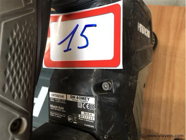 Hitachi klopboorhamer - afbeelding 5 van  6