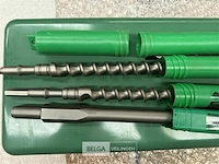 Hitachi koffer 2x drillboor 1x puntbeitel - afbeelding 2 van  4