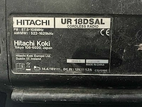 Hitachi koki ur 18dsal accu werfradio - afbeelding 7 van  7