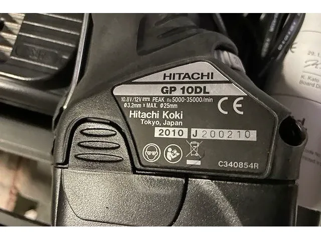 Hitachi mini slijper - afbeelding 3 van  3