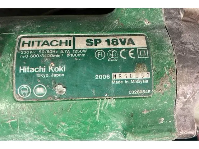Hitachi polijstmachine - afbeelding 3 van  3
