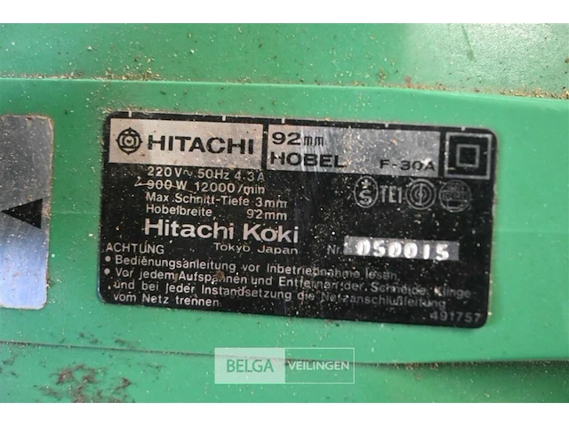 Hitachi schaafmachine - afbeelding 4 van  5